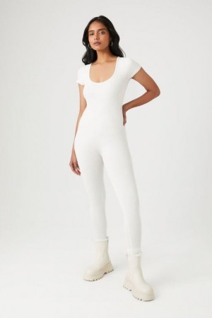 Black and shops white jumpsuit forever 21